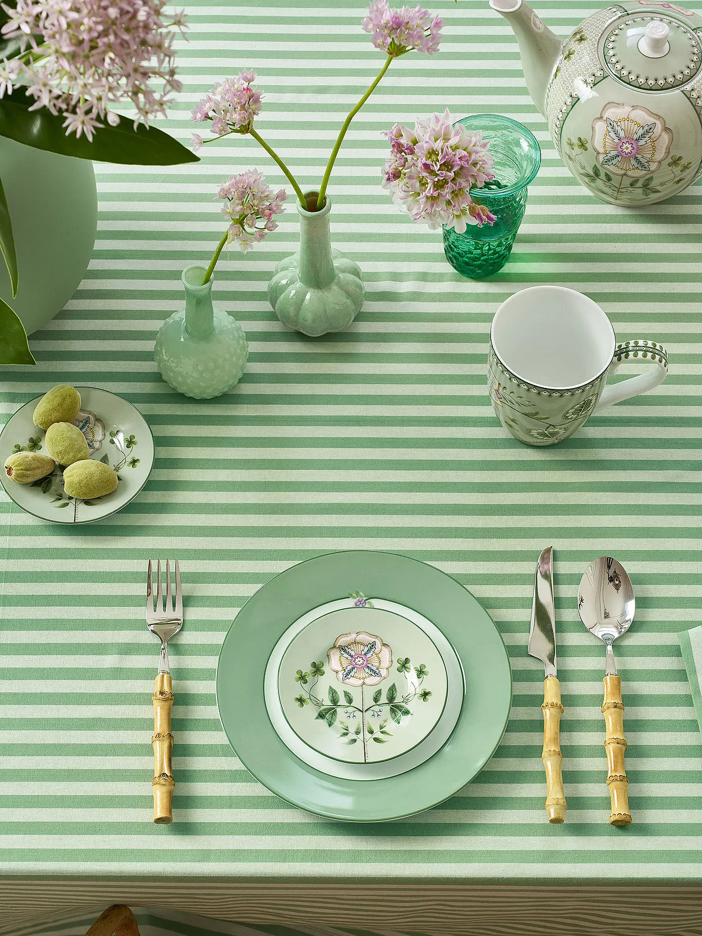 PIP STUDIO | Brotteller LILY & LOTUS 12cm Light Green | 